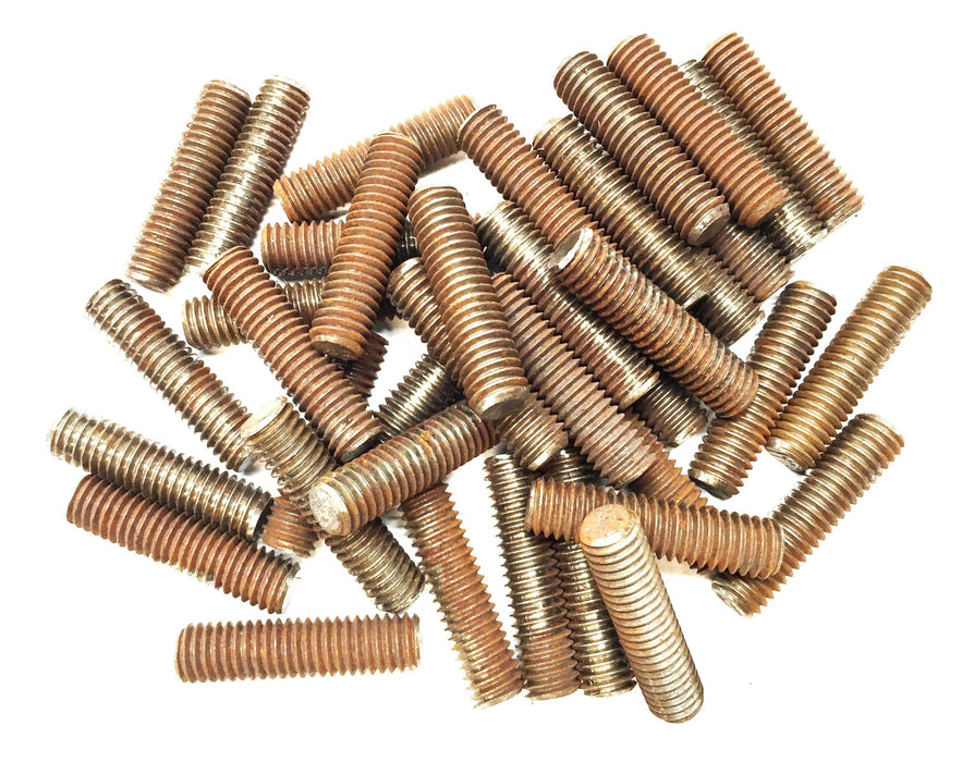 Unbranded 3/8"-13 x 1-1/2" Steel Threaded Stud [Lot of 39] NOS