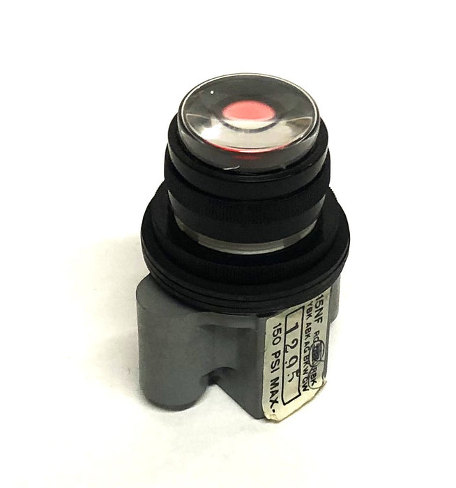 Kuhnke 150PSI 15NF RBK Pneumatic Pressure Indicator 1295 NOS