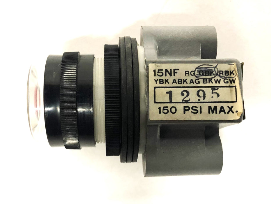 Kuhnke 150PSI 15NF RBK Pneumatic Pressure Indicator 1295 NOS