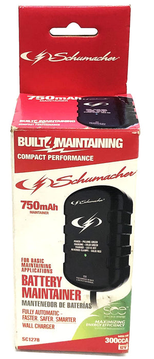 Schumacher 750mAh Wall Charger Battery Maintainer SC1278 NOS