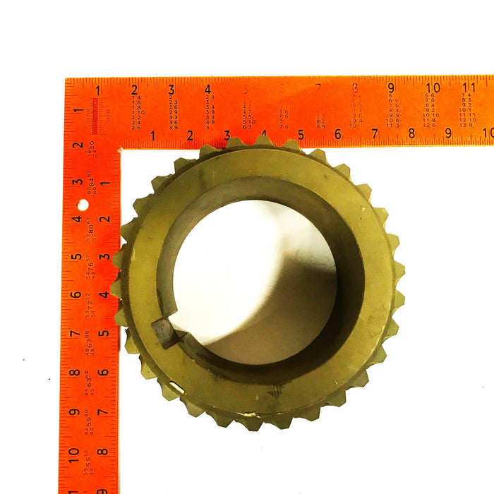 Unbranded 5-5/8 inch 30-tooth Brass Worm Gear 40-S300-10 NOS