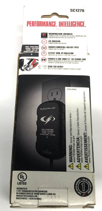 Schumacher 750mAh Wall Charger Battery Maintainer SC1278 NOS
