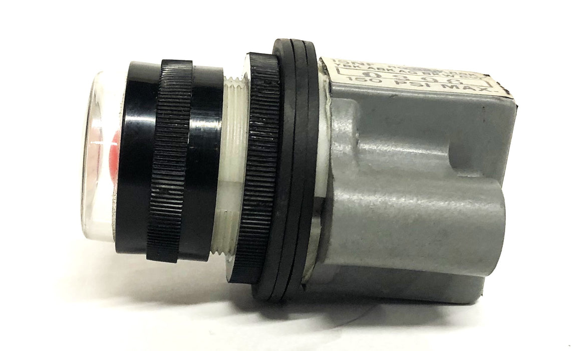 Kuhnke 150PSI 15NF RBK Pneumatic Pressure Indicator 0396 NOS