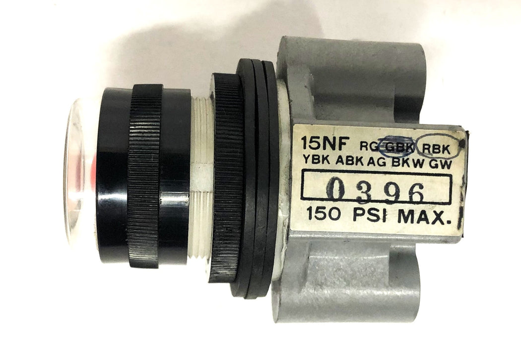 Kuhnke 150PSI 15NF RBK Pneumatic Pressure Indicator 0396 NOS