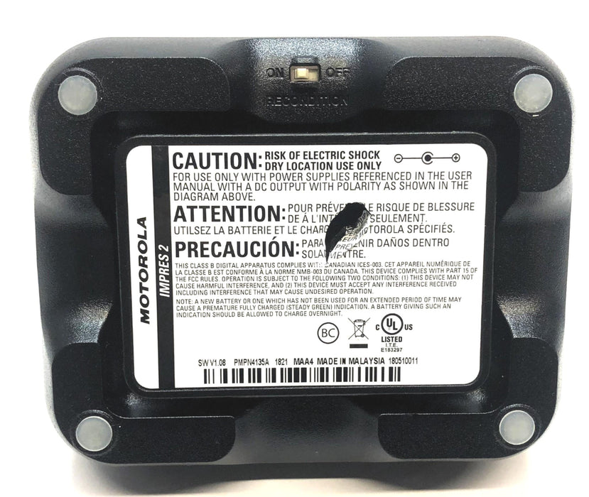 Motorola Two Way Radio Battery Charger V1.08 (No Adapter) PMPN4135A USED