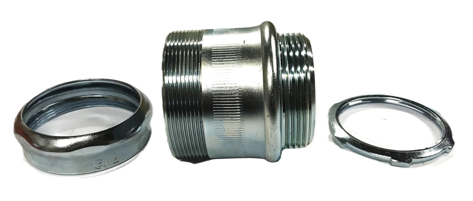 Unbranded 2-1/2 inch x 4 inch EMT ONLY Compression Fitting [Lot of 2] NOS
