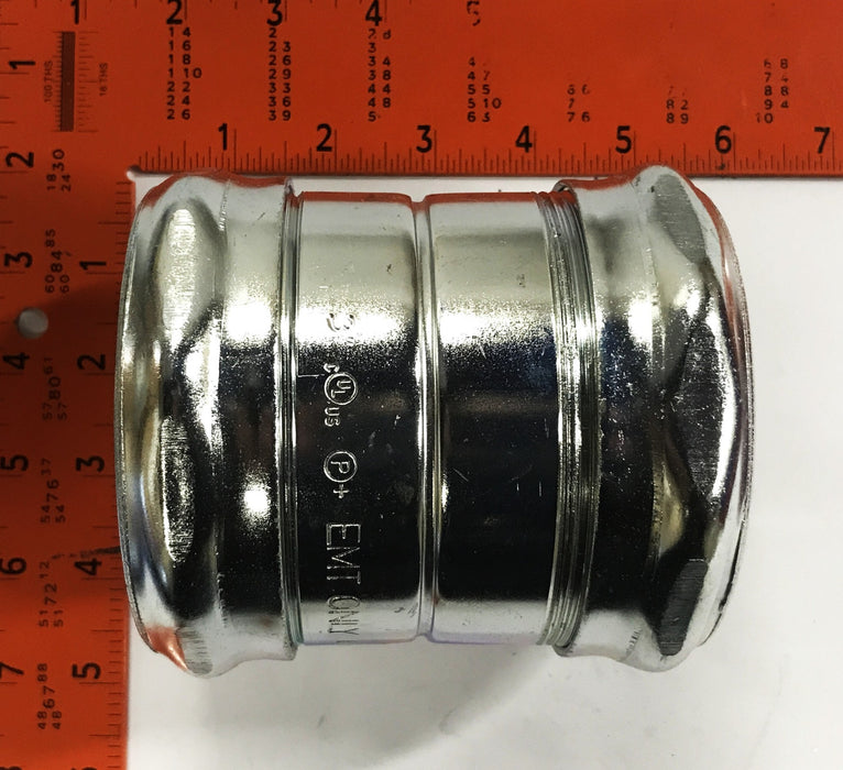 Unbranded 3 inch x 4-1/2 inch EMT ONLY Compression Fitting NOS
