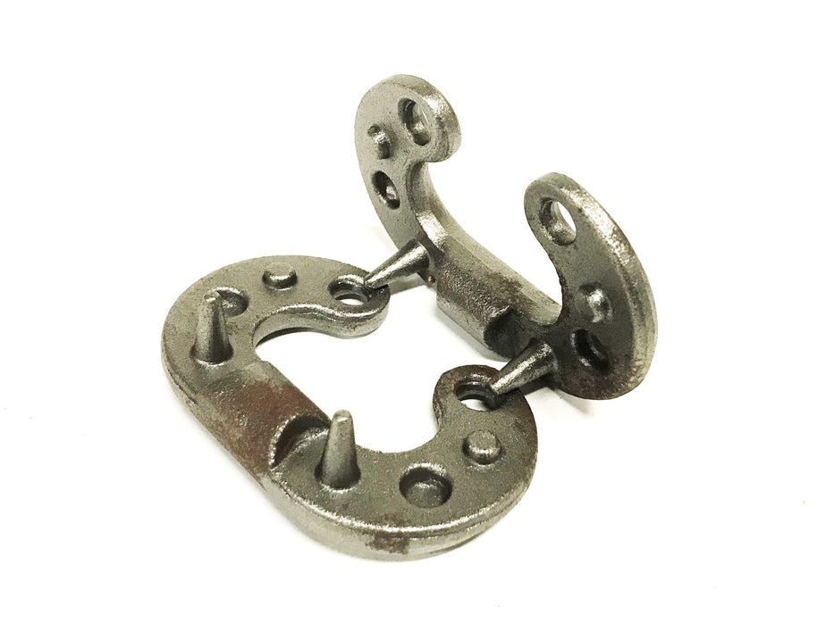Campbell 1/2 inch Galvanized Split Chain Connecting Link 520-0814 [Lot of 4] NOS