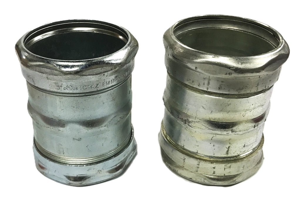 Topaz/Unbranded 3 inch EMT/RIGID/IMC Compression Fitting 668S [Lot of 2] NOS