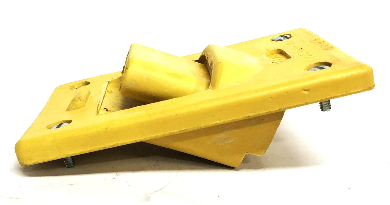 Brad Harrison Yellow 2P Angle Receptacle Safety Plug 22801 NOS