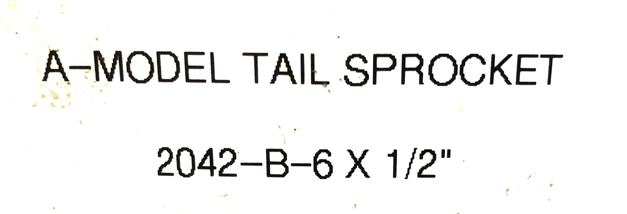 Peer 6 Teeth 1/2" Bore  A-Model Tail Sprocket 2042-B-8 x 1/2" [Lot of 4] NOS
