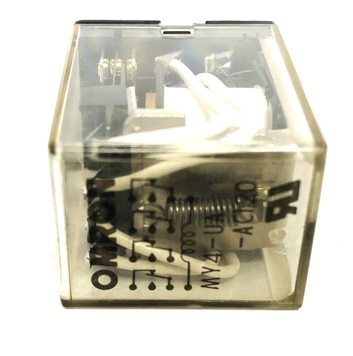 Omron MY4-UA Relay AC120 [Lot of 4] USED
