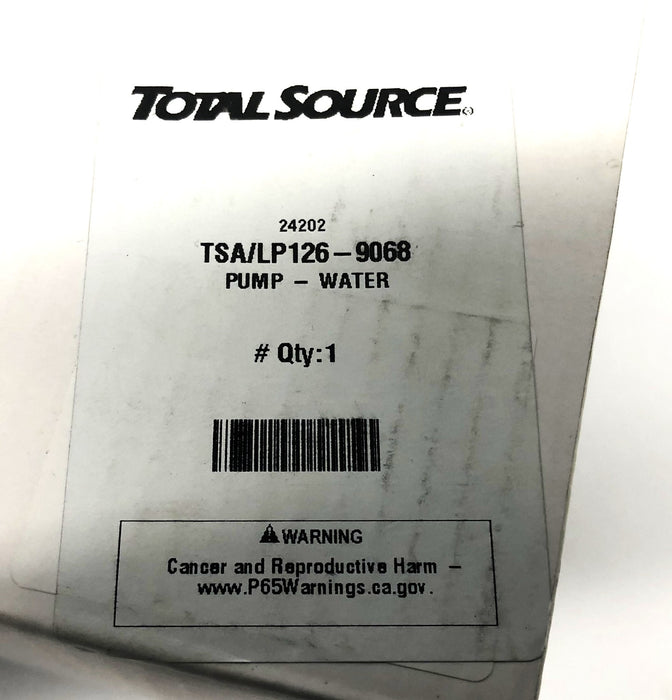 Total Source Water Pump LP126-9068 NOS