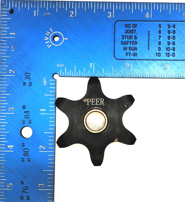 Peer 6 Teeth 1/2" Bore  A-Model Tail Sprocket 2042-B-8 x 1/2" [Lot of 4] NOS