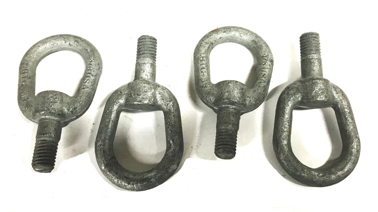 BTC 3/8 inch Eye Bolt BTC84  [Lot of 4] NOS