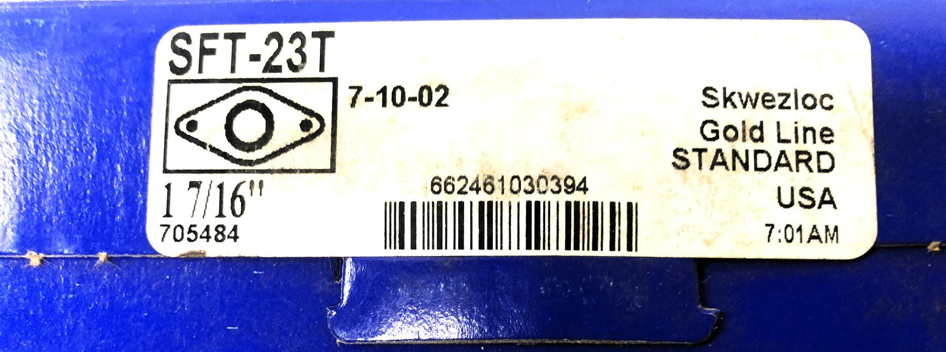 SealMaster Flange Bearing 1-7/16 inch SFT-23T (F-526-7, 2-17T-DG) NOS