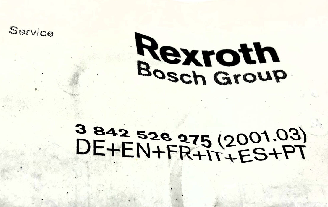 Bosch Rexroth Lock Kit (Incomplete) 3 842 526 275 PARTS ONLY