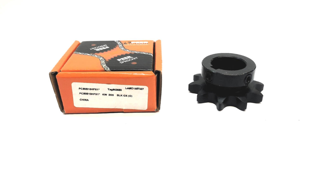 Peer Roller Chain Sprocket PC50B10HFX1" NOS