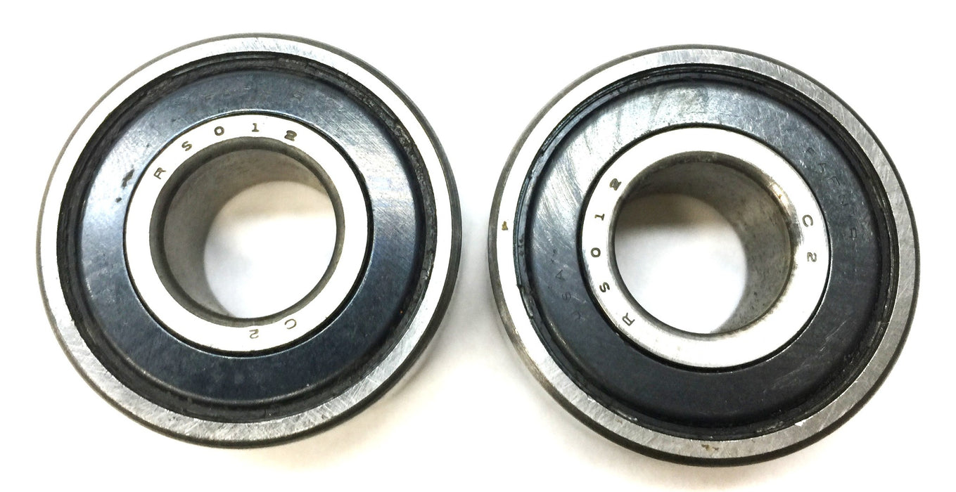 FAFNIR Sealed Roller Ball Bearing RS012 [Lot of 2] (No Box/No Collar) NOS