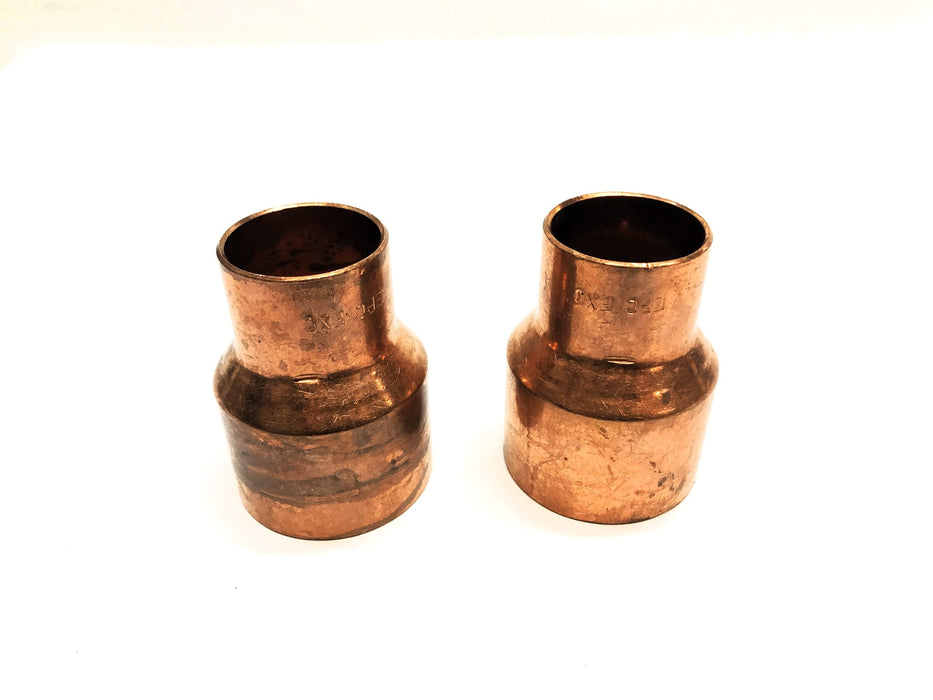 EPC FXC Nominal 1-3/8" ID x 2" Copper Reducer [Lot of 2] NOS