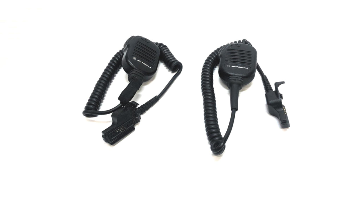 Motorola Noise-Cancelling Remote Speaker Mic w/Clip NMN6191C [Lot of 2] USED