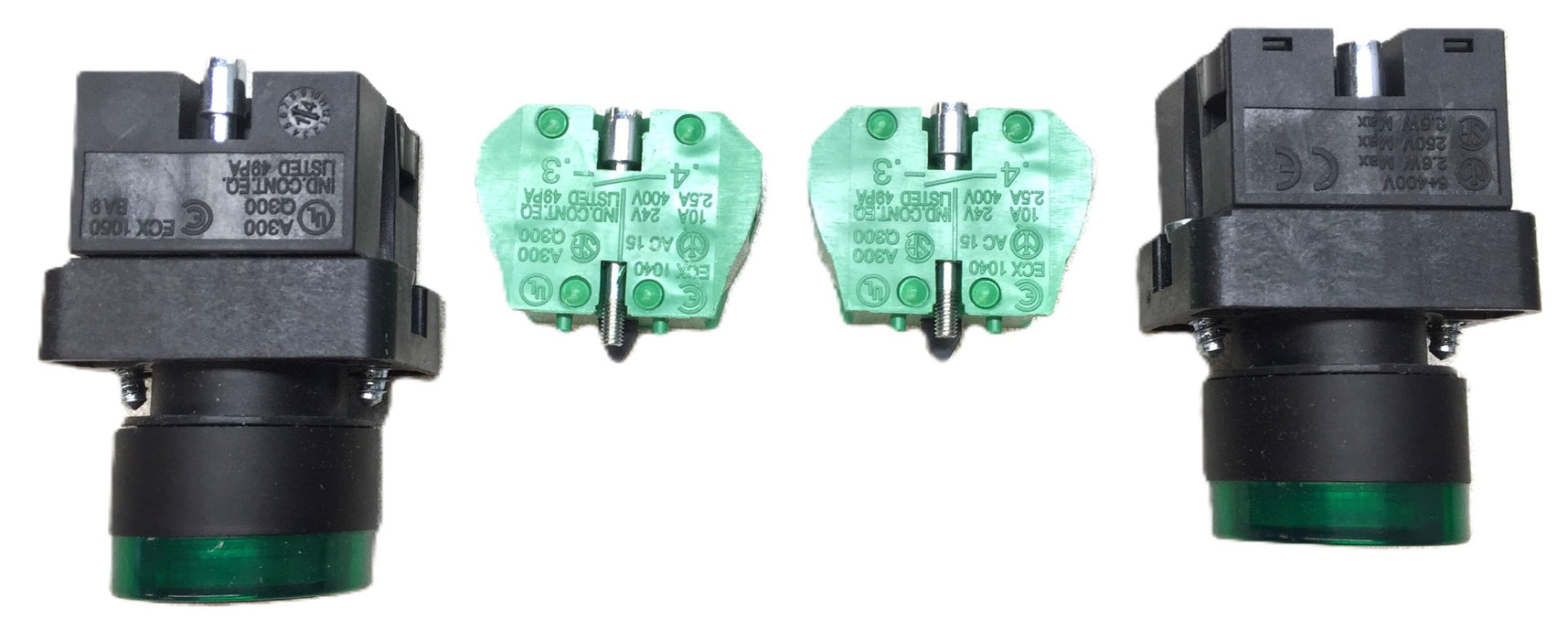 Automation Direct Green Illuminated Momentary Pushbutton GCX3202-2 [Lot of 2]NOS