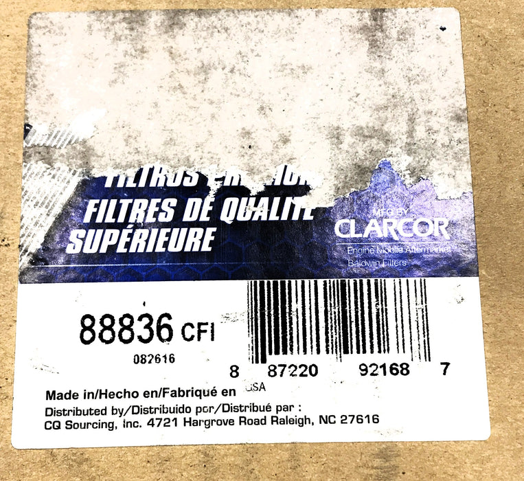 Carquest Air Filter 88836 NOS