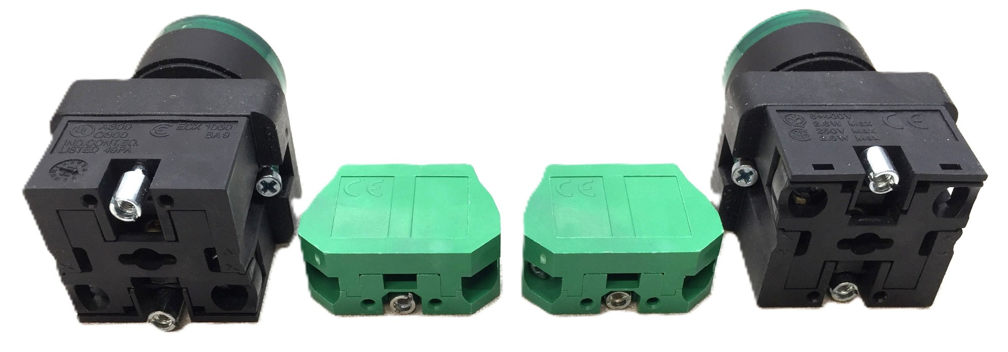 Automation Direct Green Illuminated Momentary Pushbutton GCX3202-2 [Lot of 2]NOS