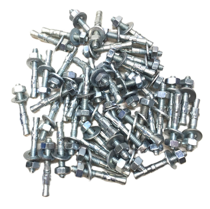 Rawl 1/4" x 1-3/4" Power Stud Expansion Wedge Steel Anchor [Lot of 48] NOS