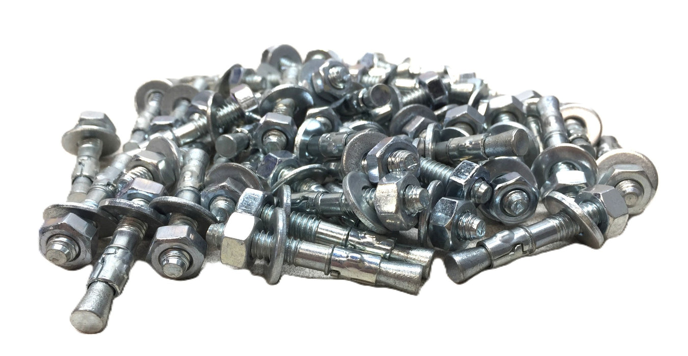 Rawl 1/4" x 1-3/4" Power Stud Expansion Wedge Steel Anchor [Lot of 48] NOS