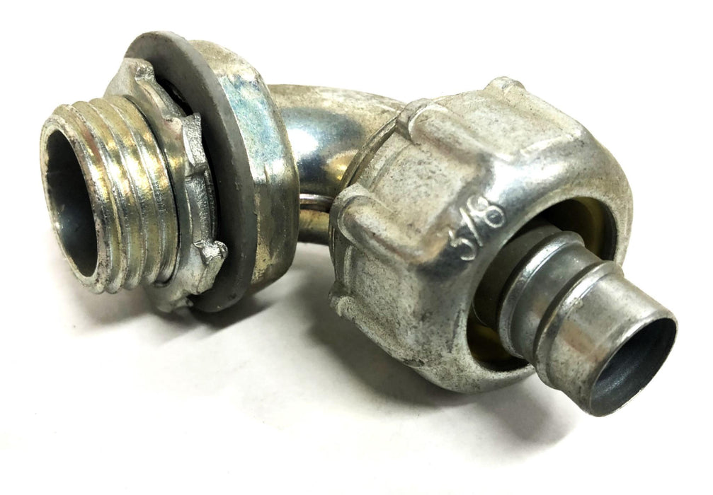 Ideal 90 Degree Conduit Connector 3/8 Inch [Lot of 3] NOS