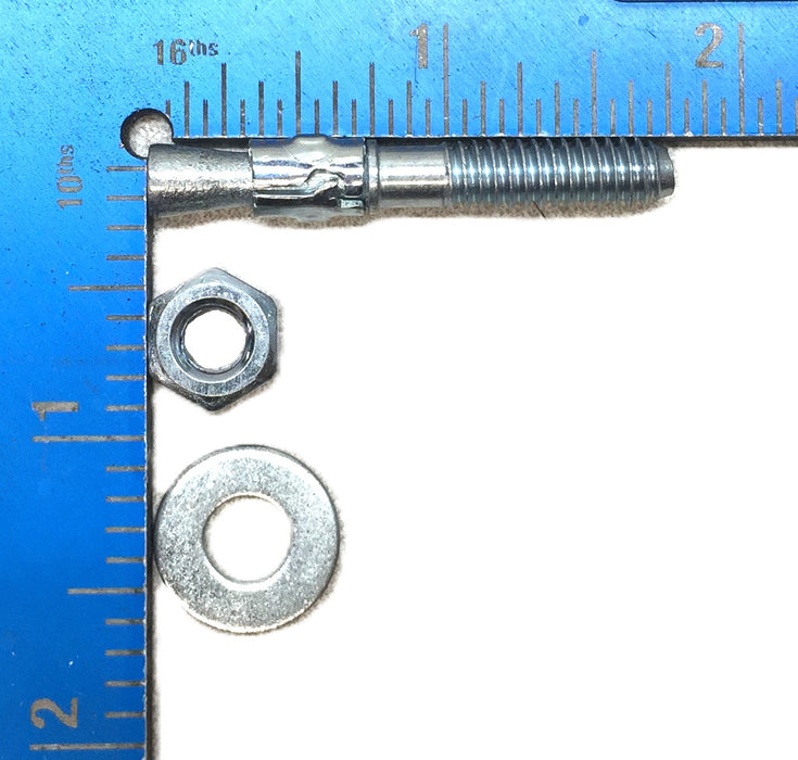 Rawl 1/4" x 1-3/4" Power Stud Expansion Wedge Steel Anchor [Lot of 48] NOS