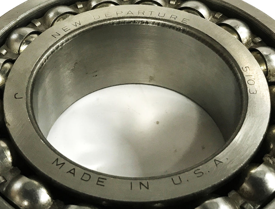 New Departure Double Row Ball Bearing 5103J NOS