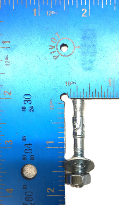 Rawl 1/4" x 1-3/4" Power Stud Expansion Wedge Steel Anchor [Lot of 48] NOS