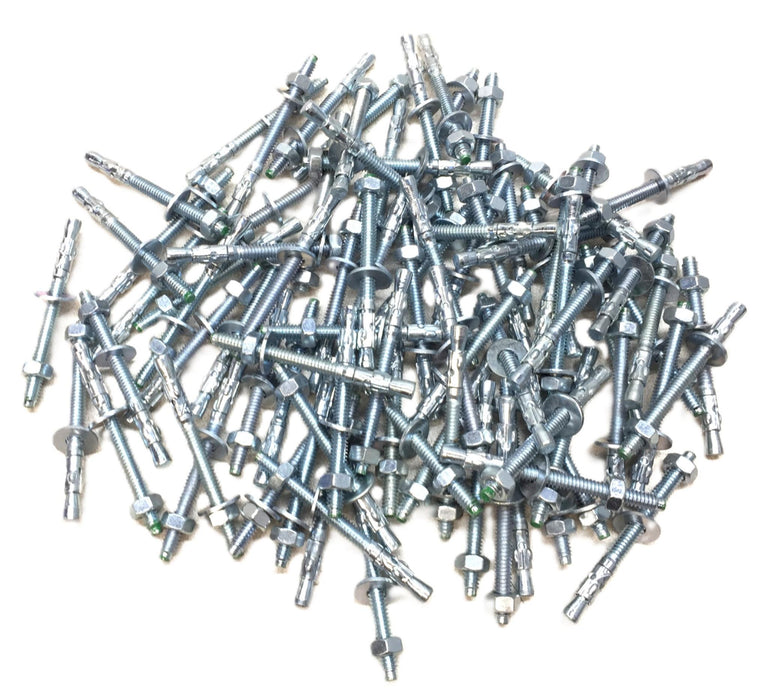 Rawl 1/4" x 3" Power Stud Expansion Wedge Steel Anchor [Lot of 84] NOS