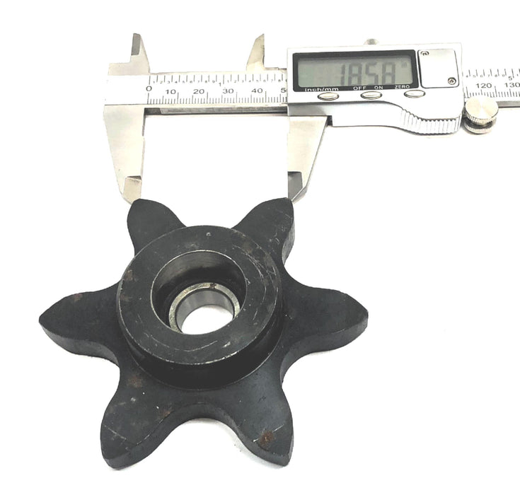 HCH 6 Teeth Nominal 5/8" Bore Roller Chain Sprocket 6202-2RS NOS