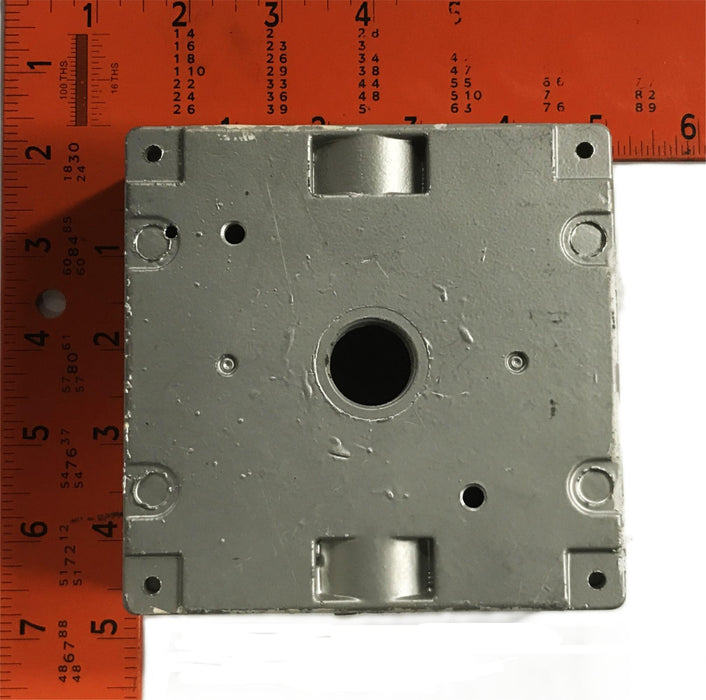 Unbranded 3/4 inch 2-Gang Wet Location Outlet Box 728-A [Lot of 4] USED