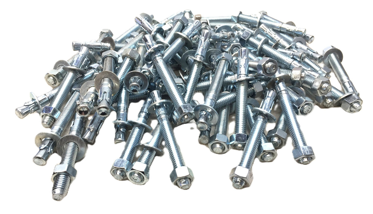 Powers 3/8"-16 x 3-1/2" Stud Expansion Wedge Steel Anchor [Lot of 68] NOS