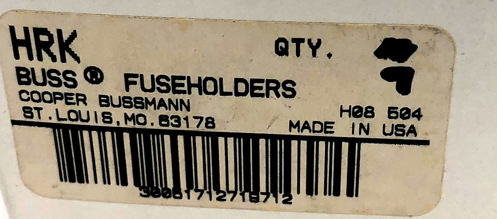Bussmann Box of (9) Fuse Holders HRK NOS