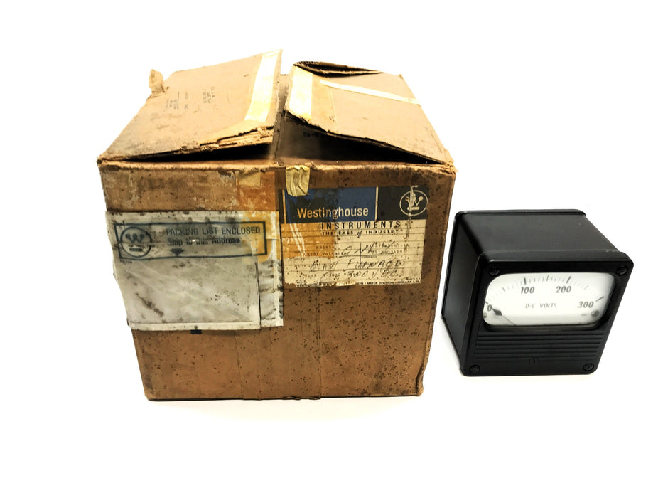 Westinghouse 0-300 D-C Voltmeter UX251 NOS