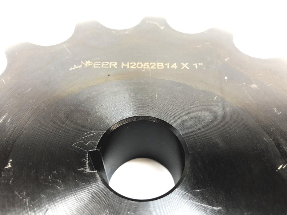 Peer 1" Bore 14 Teeth Roller Chain Sprocket H2052B14x1" NOS