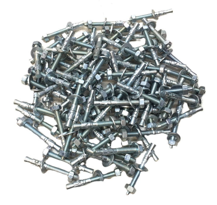 Rawl 1/4"-20 x 2-1/4" Stud Expansion Wedge Steel Anchor [Lot of 87] NOS