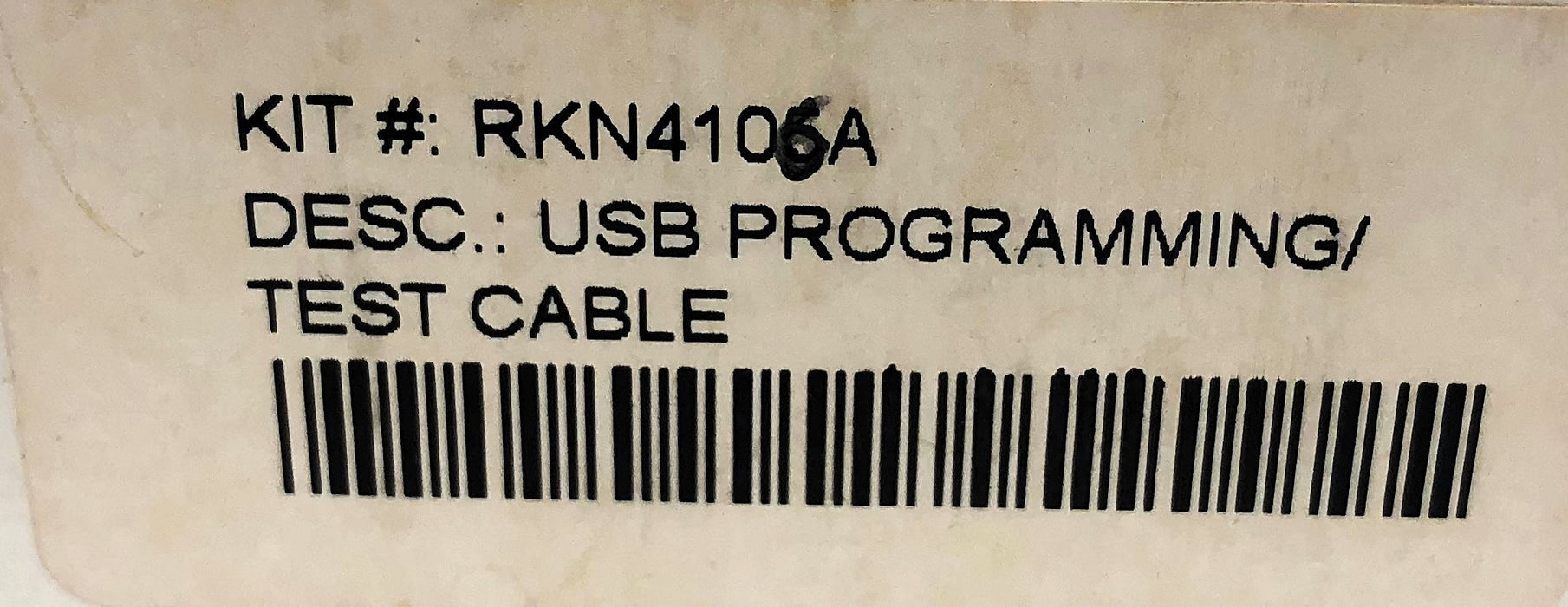 Motorola Program Test Cable RKN4106A NOS