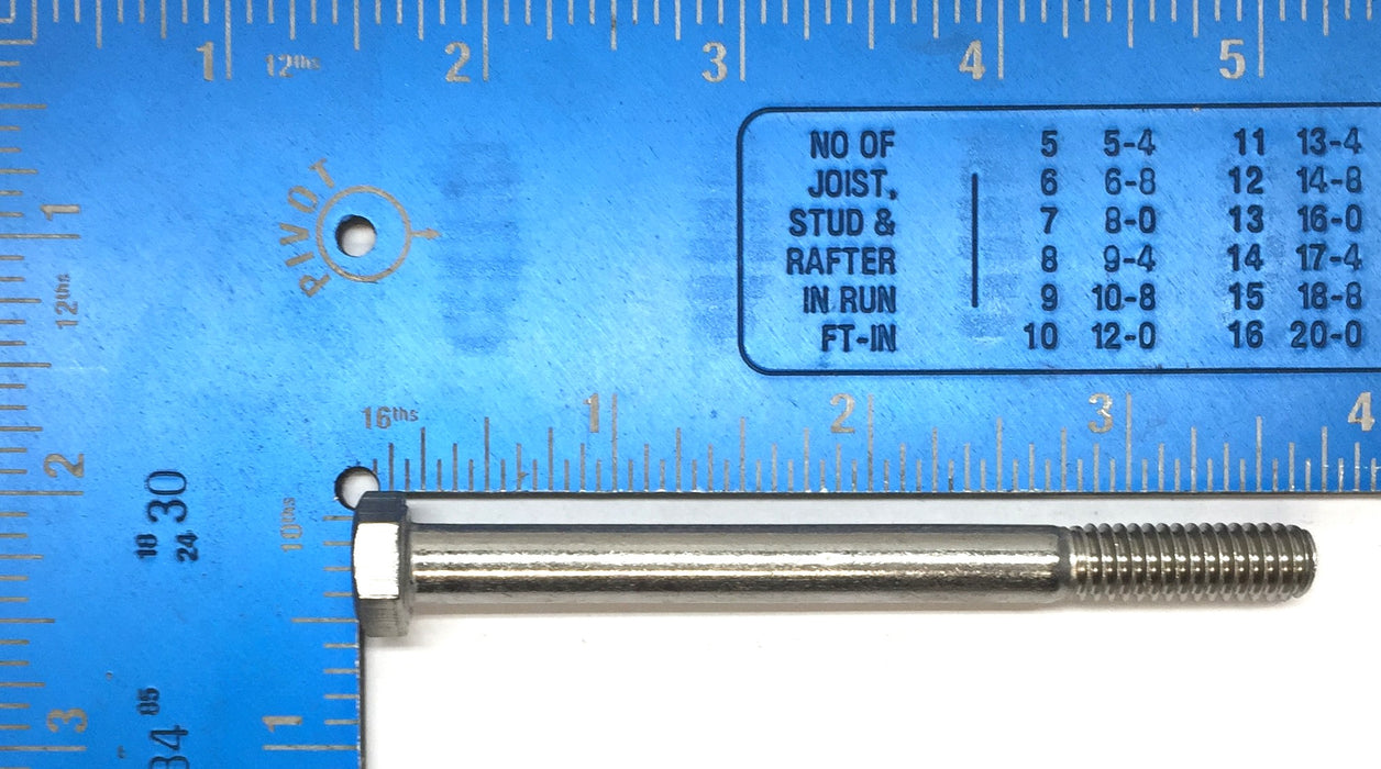 THE 5/16-18X3-1/2" Grade 18-8 Stainless Hex Cap Screw F593G316 [Lot of 20] NOS