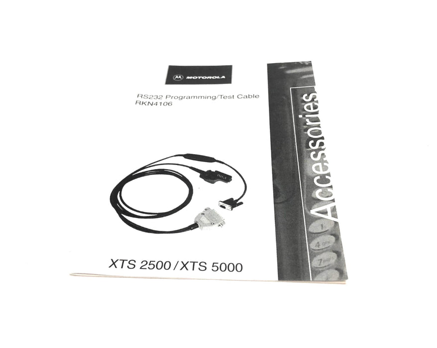 Motorola Program Test Cable RKN4106A NOS