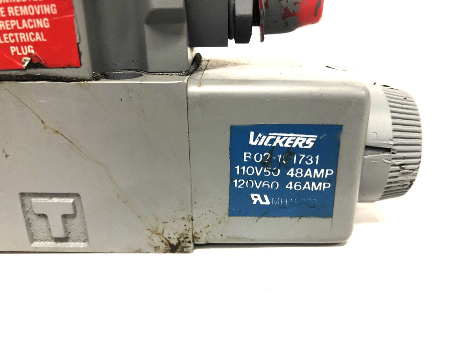 Vickers 110V50 48AMP 120V60 46AMP Solenoid BO2-101731 REFURBISHED