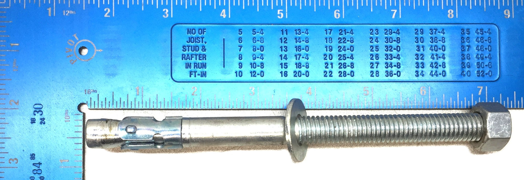 Rawl 1/2"-13 x 7" Stud Expansion Wedge Steel Anchor [Lot of 5] NOS