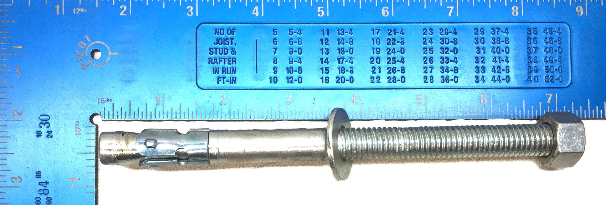 Rawl 1/2"-13 x 7" Stud Expansion Wedge Steel Anchor [Lot of 5] NOS