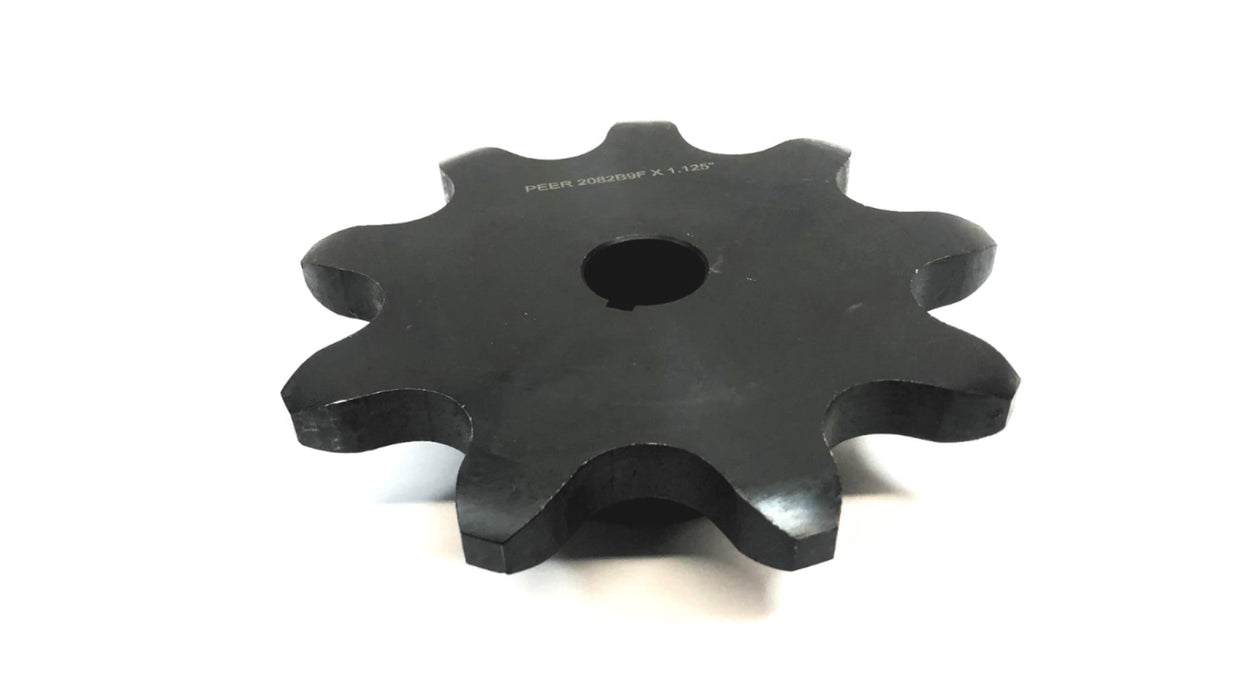 Peer 1.125" Bore Roller Chain Sprocket W/ Keyway 2082B9F X 1.125" [Lot of 2] NOS