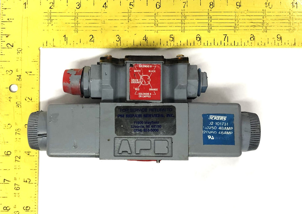 Vickers 110V50 48AMP 120V60 46AMP Solenoid BO2-101731 REFURBISHED